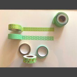 Mint Green Washi Tape Set